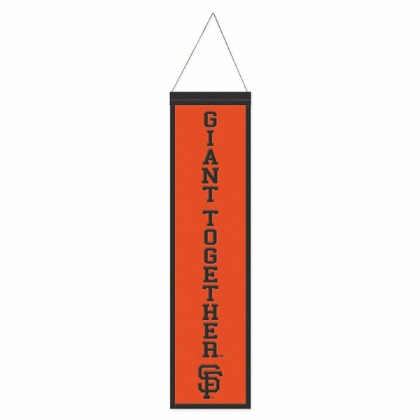 Wraft Fanatics 8 x 32 in. Heritage Evolution Slogan Design San Francisco Giants Banner 9416647864